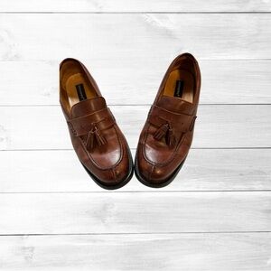 Docker Men’s Sinclair tassel loafers, brown, size 10